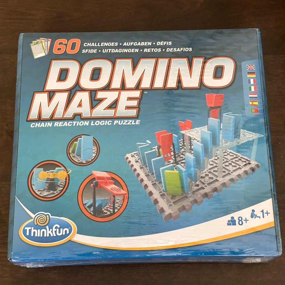 ThinkFun Domino Maze STEM Toy and Logic Game for‎ Boys & Girls Age 8+ New Sealed